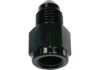 Aeroflow Straight Female NPT to Male AN Adapter 1/8in to -4AN Black
