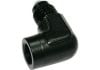 Aeroflow 90 Female NPT to Male AN Adapter 1/8in to -3AN Black