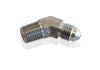Aeroflow Stainless 45 NPT Male to AN Fitting 1/8in NPT to Male -3AN