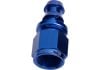 Aeroflow 400 / 510 Series Push Lock Straight Hose-End -6AN Blue 