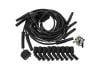 Aeroflow Xpro Universal 8.5mm V8 Ignition Lead Set with 180 Spark Plug Boots Black