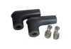 Aeroflow Xpro Silicone 90 Spark Plug Boots & Terminals Black 2PK