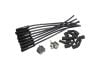 Aeroflow AF4038-32073C Ceramic GM LS Universal Spark Plug Lead Set Black