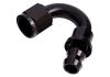 Aeroflow 400 Series Push Lock 150 Hose-End -4AN Black 