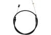 Aeroflow Stainless Throttle Cable Black 36in Long 