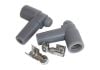 Aeroflow Xpro Silicone 90 HEI Boots & 90 Terminals Grey 2PK