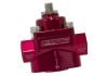 Aeroflow Billet 2-Port Fuel Pressure Regulator 3/8in NPT Red 1-4 PSI
