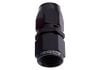 Aeroflow 500 / 550 Series Cutter 1pc Full Flow Swivel Straight Hose-End -6AN Black 