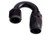 Aeroflow 500 Series Cutter Swivel 180 Hose-End -8AN Black 