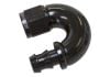 Aeroflow 510 Series Full Flow Tight Radius Push Lock 180 Hose-End -6AN Black 