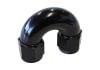 Aeroflow 180 Full Flow Female Coupler -8AN Black