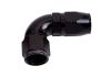 Aeroflow 550 Series Cutter 1pc Full Flow Swivel 90 Hose-End -6AN Black 