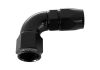Aeroflow 570 Series 1pc Full Flow 90 Hose-End -6AN Black 