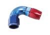 Aeroflow 570 Series 1pc Full Flow 120 Hose-End -6AN Blue/Red 