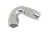 Aeroflow 570 Series 1pc Full Flow 120 Hose-End -6AN Silver 