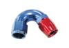Aeroflow 570 Series 1pc Full Flow 150 Hose-End -6AN Blue/Red 