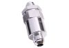 Aeroflow 30 Micron Billet Fuel Filter -6AN Silver. 2in Length