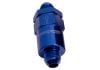 Aeroflow 30 Micron Billet Fuel Filter -8AN Blue. 2in Length