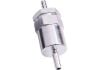 Aeroflow 30 Micron Billet Fuel Filter 3/8in Barb Silver. 2in Length