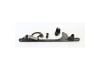Aeroflow Billet Throttle Cable Bracket 4150 Style Black AF64-2001BLK