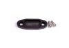 Aeroflow Billet Fuel Pump Block-Off Plate Black 