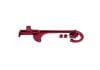 Aeroflow Billet Throttle Cable Bracket 4150 Red