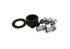 Aeroflow Billet Oil Cooler Sandwich Adapter Universal fitment Black anodised finish
