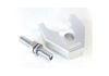 Aeroflow Billet Distributor Hold Down Clamp Silver 