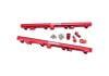 Aeroflow AF64-2155R GM LS1 LS2 LS3 Fuel Rail Red -8ORB
