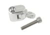 Aeroflow Single Swivel Water Cross-Over Adapter Silver 