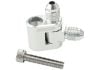 Aeroflow Dual Swivel Water Cross-Over Adapter Silver 