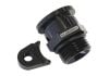 Aeroflow Fuel Pressure Regulator Adapter Black 