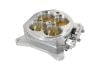 Aeroflow Billet Aluminium 4 Barrel 1375cfm Throttle Body Natural Finish 