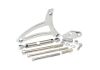 Aeroflow Standard Mount Billet Alternator Bracket Polished Finish 