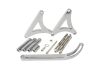 Aeroflow Mid Mount Billet Alternator Bracket Polished Finish 