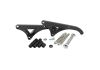 Aeroflow Mid Mount Billet Alternator Bracket Black 
