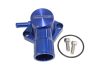 Aeroflow Billet Aluminium Swivel Thermostat Housing Blue