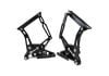 Aeroflow Billet Bonnet Hinge Kit Black 
