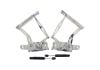 Aeroflow Billet Bonnet Hinge Kit Polished 