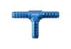 Aeroflow Aluminium Barb T-Piece Blue 5/16in 8mm