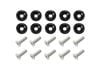 Aeroflow Billet Dress-Up/Fender Bolt Kit M6 x 1.00mm 20mm UHL Black