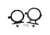 Aeroflow Billet Nitrous Bottle Brackets Black 