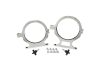 Aeroflow Billet Nitrous Bottle Brackets Polished Finish 