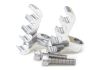 Aeroflow Ignition Lead Separator Polished Pair Holds 4 Leads