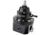 Aeroflow 2-Port 1200hp Billet Fuel Pressure Regulator 30-120psi Adjustable Black