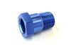 Aeroflow Temperature Probe Adapter3/8in NPT to 5/8in-18 UNF Blue