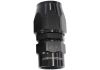Aeroflow Kryptalon Series 1pc Full Flow Swivel Straight Hose-End -4AN Black 