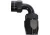 Aeroflow Kryptalon Series 1pc Full Flow Swivel 90 Hose-End -4AN Black 
