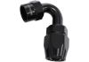 Aeroflow Kryptalon Series 1pc Full Flow Swivel 120 Hose-End -10AN Black 