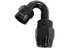 Aeroflow Kryptalon Series 1pc Full Flow Swivel 150 Hose-End -10AN Black 
